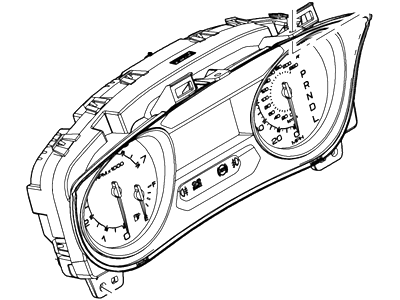 2011 Ford Explorer Speedometer - BB5Z-10849-GC