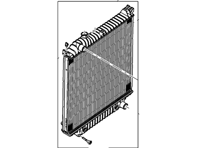 2006 Ford Explorer Radiator - 6L2Z-8005-AACP