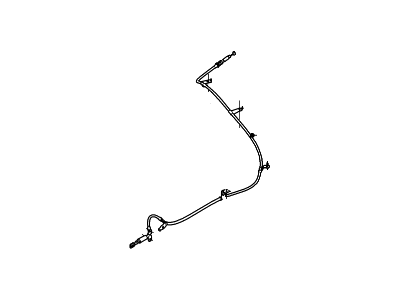 Ford Edge Parking Brake Cable - 7T4Z-2A603-A