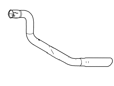 2007 Ford Explorer Exhaust Pipe - 7L9Z-5202-B