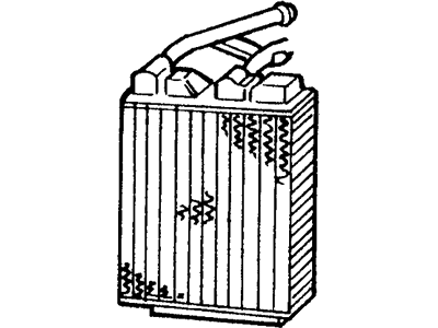 1995 Mercury Sable Heater Core - E9DZ-18476-A