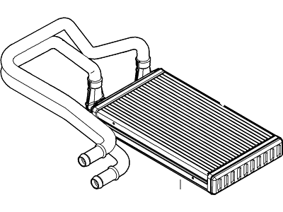 Ford CG1Z-18476-A Core Assembly - Heater