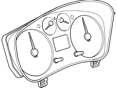 Ford 9T1Z-10849-A Instrument Cluster