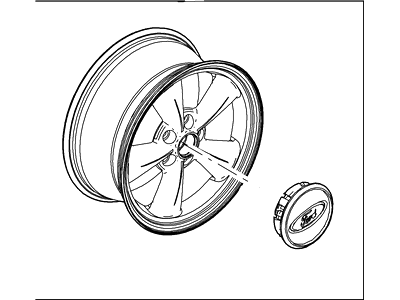 2007 Mercury Milan Spare Wheel - 7E5Z-1007-C