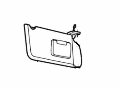 Ford Flex Sun Visor - CA8Z-7404104-CB