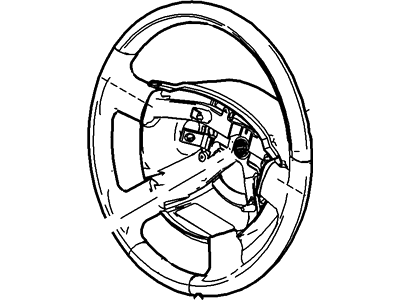 Ford 4C5Z-3600-AAA Steering Wheel Assembly