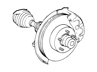 Ford 2L2Z-3B436-AA Front Axle Shaft