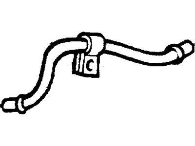 Ford Escort PCV Hose - XS4Z-6758-AA