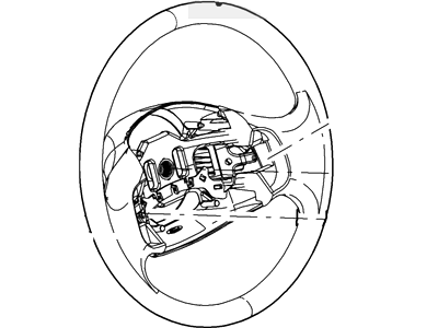 Ford 4C2Z-3600-BAA Steering Wheel Assembly