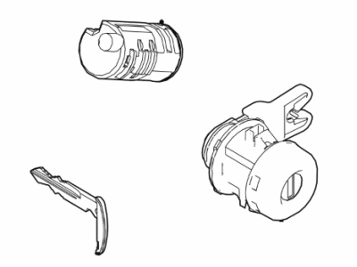 Lincoln Navigator Door Lock Cylinder - FL1Z-7822050-A