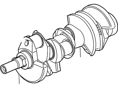 Ford F7UZ-6303-BA Crankshaft Assembly