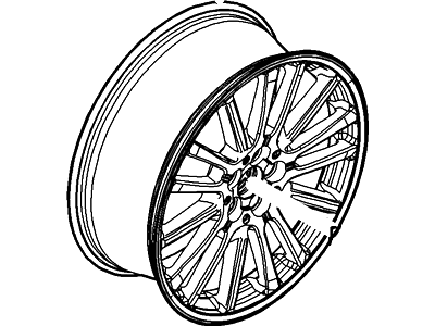 2013 Lincoln MKX Spare Wheel - BA1Z-1007-B