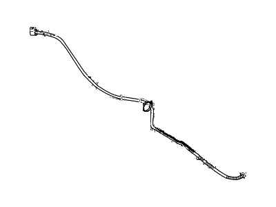 Ford F53 Stripped Chassis Parking Brake Cable - 6U9Z-2853-AA