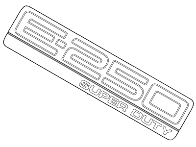 Ford 7C2Z-1542528-A Nameplate