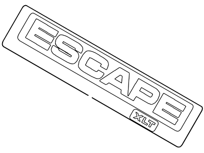 Ford Escape Emblem - 8L8Z-7842528-A