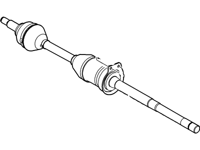 Lincoln MKS Axle Shaft - 8A8Z-3B436-A
