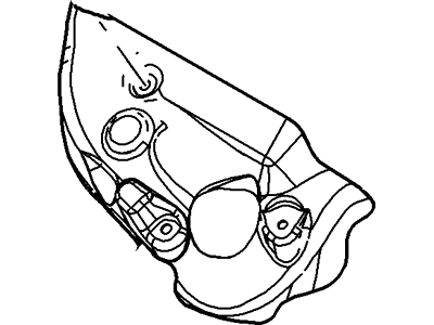 2015 Ford Flex Exhaust Heat Shield - DA8Z-9A462-A