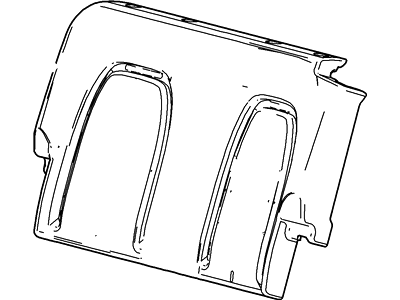 Ford 4L2Z-7866600-UAB Rear Seat Back Cover Assembly