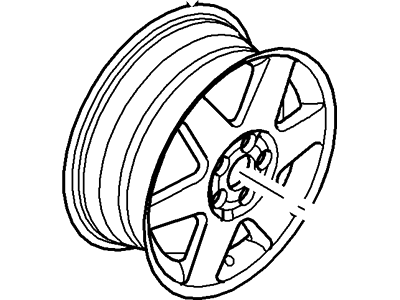 Ford 4C2Z-1007-AB Wheel Assembly