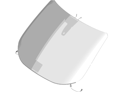 Ford DT1Z-5403100-AH Windshield Glass