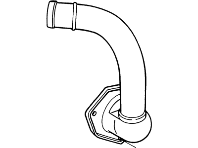 Ford F7TZ-8594-A Connection - Water Outlet