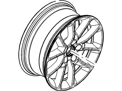 2015 Lincoln MKX Spare Wheel - DA8Z-1007-G