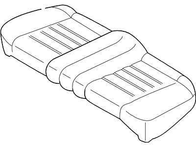 Ford XR3Z-63600A88-AA Rear Seat Cushion Pad