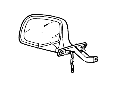 Ford F2TZ-17683-B Mirror Assembly - Rear View