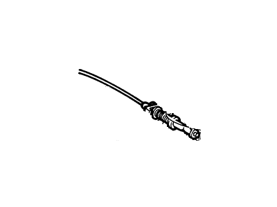 Ford E4TZ-9A758-D Throttle Control Cable Assembly