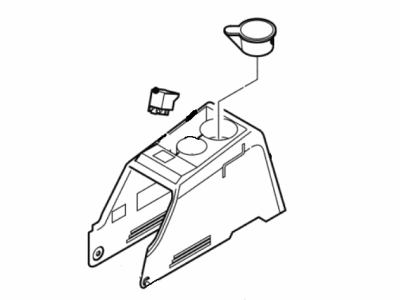 Ford Ranger Center Console Base - 4L5Z-10045A36-AAA