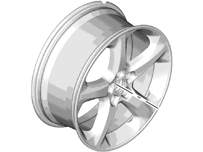 Ford DS7Z-1007-KCP Wheel Assembly
