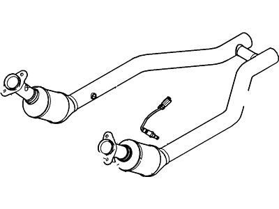 2013 Ford Mustang Catalytic Converter - DR3Z-5F250-A