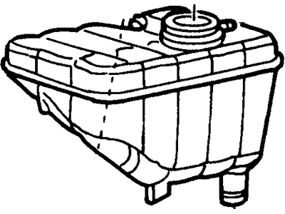 2001 Ford Crown Victoria Coolant Reservoir - 1W7Z-8A080-AA