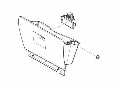 2006 Ford Expedition Glove Box - 6L1Z-7806024-AB