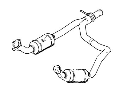 Ford 9C2Z-5F250-B Catalytic Converter Assembly