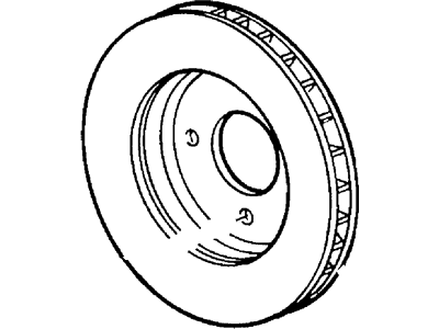 2000 Ford Mustang Brake Disc - F4ZZ-2C026-A