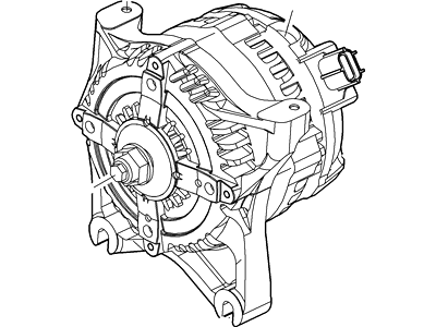 Ford 5L7Z-10346-CA Alternator Assembly