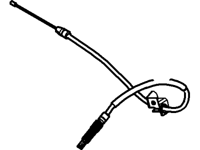 2006 Ford Five Hundred Parking Brake Cable - 6F9Z-2A635-F
