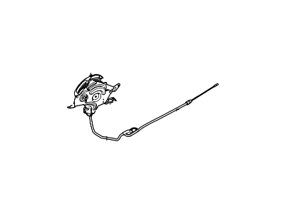 2007 Ford Freestyle Parking Brake Cable - 5F9Z-2853-AA