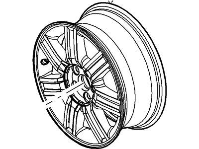 2008 Mercury Sable Spare Wheel - 8T5Z-1007-B