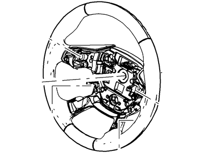 Ford CV6Z-3600-RA Steering Wheel Assembly