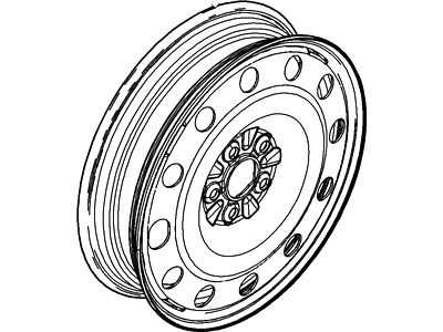 2012 Ford Flex Spare Wheel - AE9Z-1007-E
