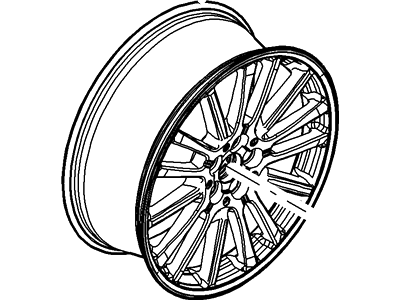 2015 Lincoln MKX Spare Wheel - BA1Z-1007-BCP