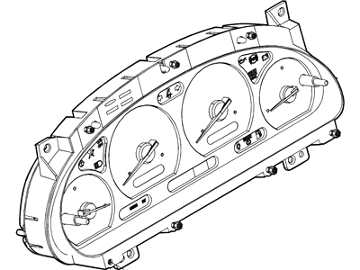 Ford XF5Z-10849-AA Instrument Cluster