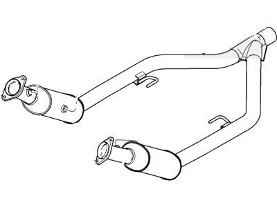 2007 Ford Mustang Catalytic Converter - 6R3Z-5F250-C