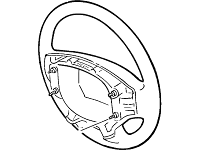 2001 Mercury Sable Steering Wheel - YF4Z-3600-BBK