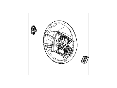 2014 Lincoln MKS Steering Wheel - DA5Z-3600-FA