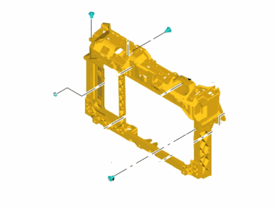Ford Fiesta Radiator Support - CE8Z-16138-CCP