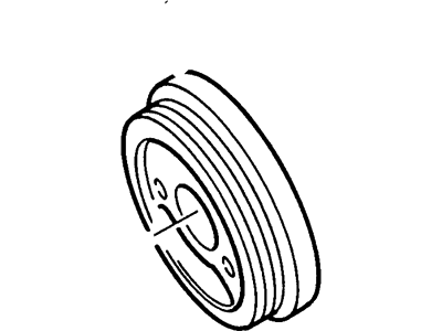 Ford F6UZ-6316-A Crankshaft Pulley