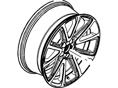 2015 Ford Explorer Spare Wheel - FB5Z-1007-A